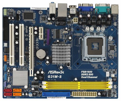 ASRock G31M S Core 2 Quad/ Intel G31/ FSB 1600(OC)/ A&V&L/ MATX 