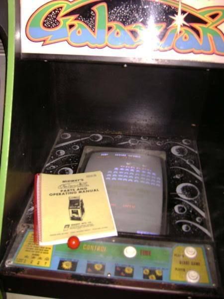 1979 GALAXIAN MIDWAY CLASSIC ARCADE VIDEO GAME WORKS  