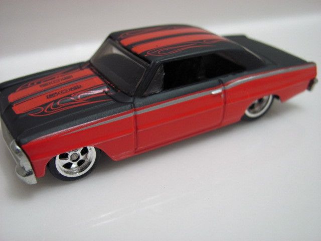 HOT WHEELS 30 CAR SET PHILS GARAGE 66 CHEVY NOVA  