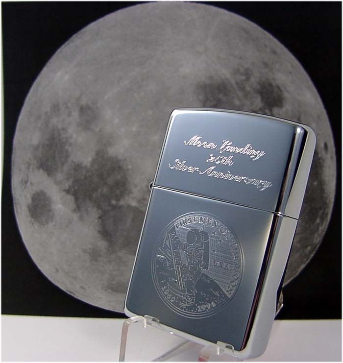 ZIPPO   MOON LANDING SPACE ** 2001**  