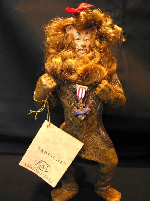 FABRICHE WIZARD OF OZ LION, KURT ADLER  