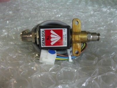 GEM SOL Solenoid Operated Valve GEM B 9AB 220V 50/60HZ  