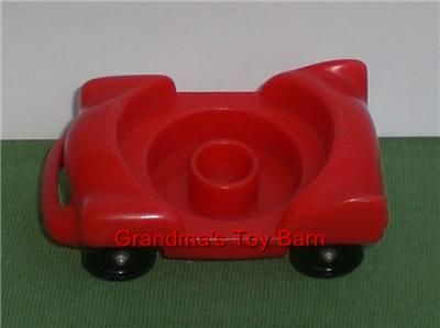 Fisher Price Little People Carnival Red Roller Coaster Car  