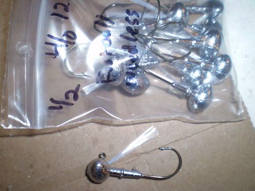 weedless football jig heads 13 pk bass walleye  