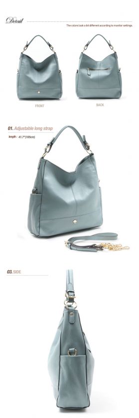   ]New GENUINE LEATHER purse handbag SATCHEL TOTES SHOULDER Bag[WB1132