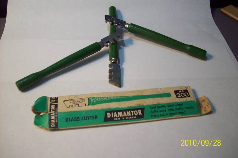 Vintage Diamantor Glass Cutter  