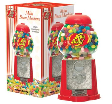MINI ORIGINAL JELLY BELLY BEAN MACHINE WITH CANDY/ NEW  