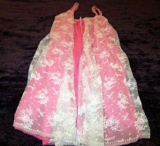 Vintage LACY nightgown Size Large by GLYDONS OF HOLLYWOOD NICE 