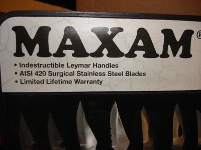 MAXAM 50PC SPORT COLLECTORS SERIES KNIFE SET NEW  