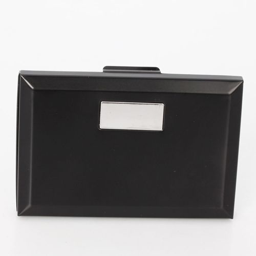   Business ID Credit Card Case Holder Wallet Purse Color Black New