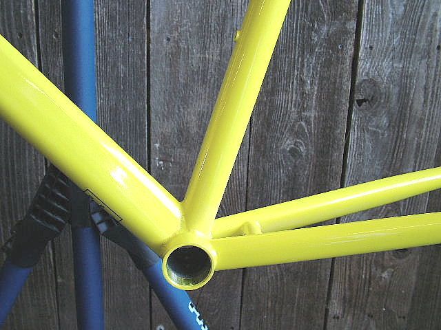 NOS Bertin Road Frame and Fork (60 cm)Yellow Finish  