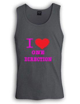   Direction Singlet tank top X Heart Boys Factor music Womens Ladyfit