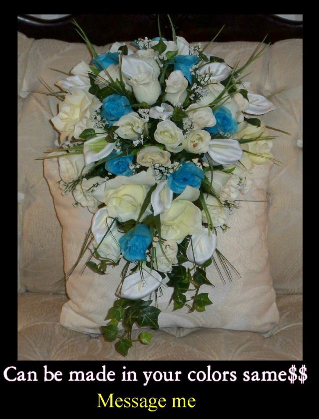 Silk Bridal Bouquet Sale 22pc Custom Designed  