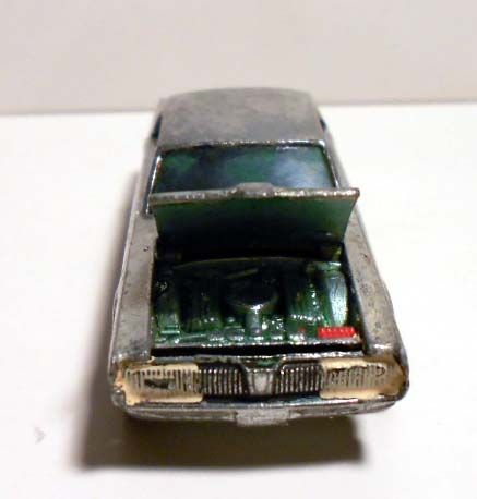 HOT WHEELS VINTAGE 1968 CUSTOM COUGAR ZAMAC / UNPAINTED LOOSE C4 / VG 