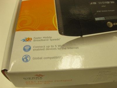   Mobile HotSpot Elevate 4G   Sierra Wireless  Brand New in Box  