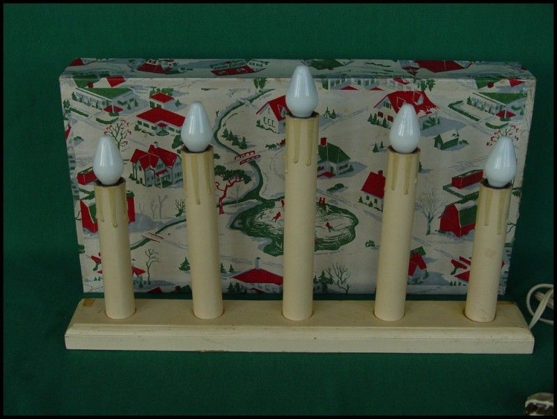 Vintage Christmas Noma Candolier w/ Box Candolabra  