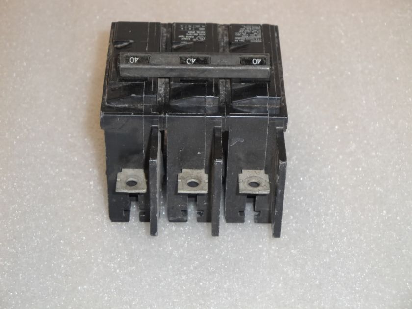 ITE BQ3B040 CIRCUIT BREAKER 3 POLE 40 AMP HACR  