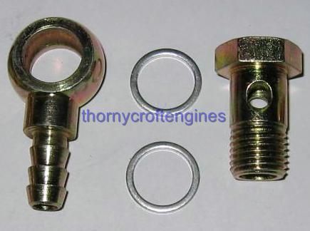 14MM FUEL / OIL BANJO 8MM HOSE + M14x1.5 BOLT  