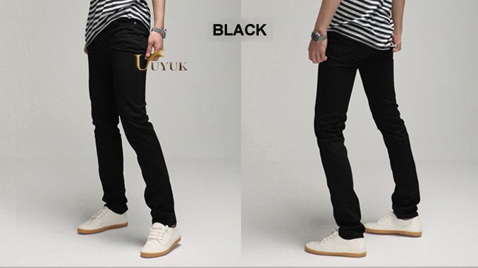 CASUAL MENS STRAIGHT CHINO PANTS SLIM FIT 1327  