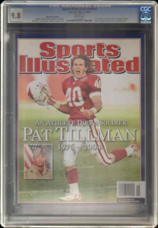 Pat Tillman Sports Illustrated 5/3/04 CGC 9.8 newsstand  