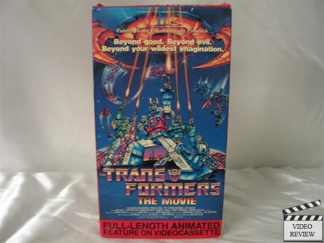 Transformers The Movie VHS Judd Nelson, Leonard Nimoy  