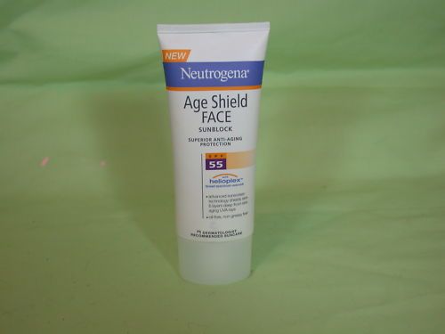 NEUTROGENA AGE SHIELD FACE SUNBLOCK ANTI  AGING SPF 55  