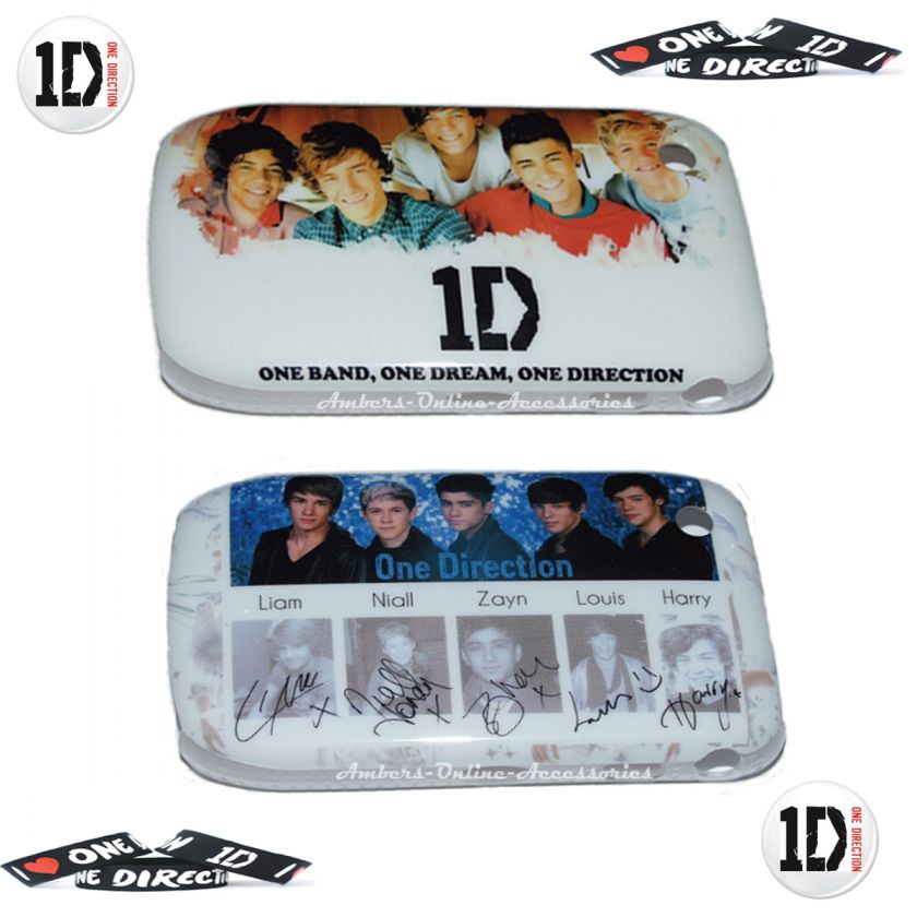 ONE DIRECTION CASE FOR BLACKBERRY CURVE 8520 8530 9300 BACK COVER 1D 