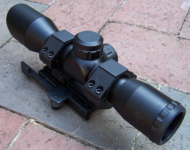 NC Star 4x32 Courage Series Tactical Scope and QD Mount  