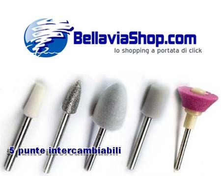 SET FRESA PER RICOSTRUZIONE UNGHIE PEDICURE E MANICURE  