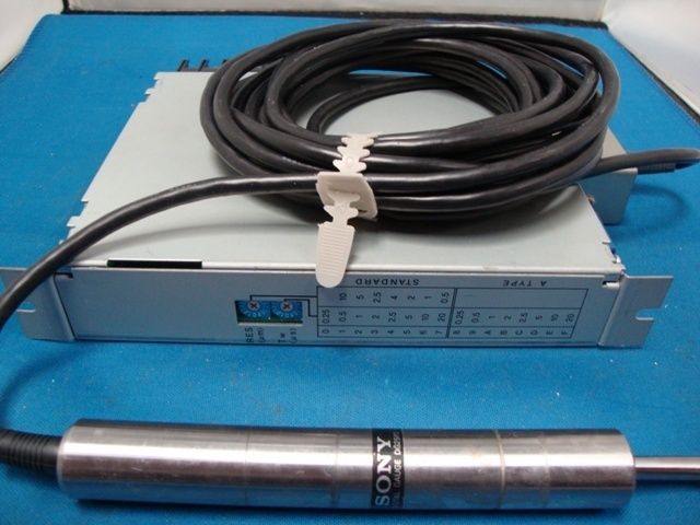 SONY DG25P2 MAGNESCALE DIGITAL GAUGE PROBE WITH MD30 1G5C POWER SUPPLY 