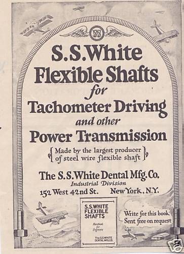1930 ad s s white dental mfg co  