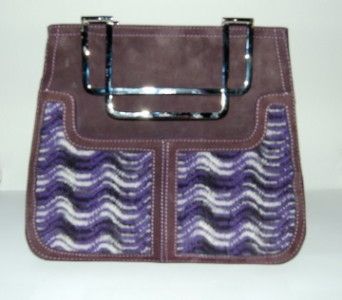 Missoni Purple Suede bag  Originally retailed $2000+  