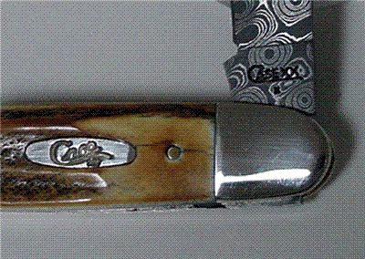 CASE XX STAG DAMASCUS CIGAR WHITTLER #6096  