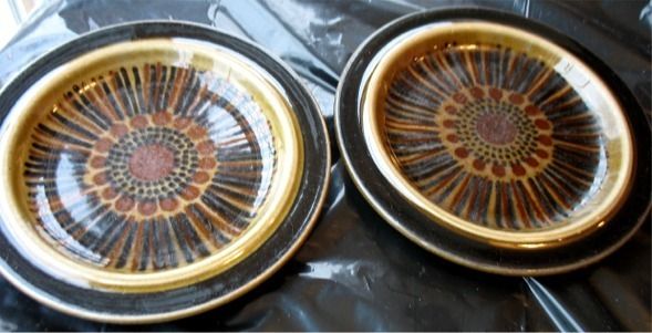 Arabia Kosmos Bread & Butter Plates 6.5 GOG 1965  