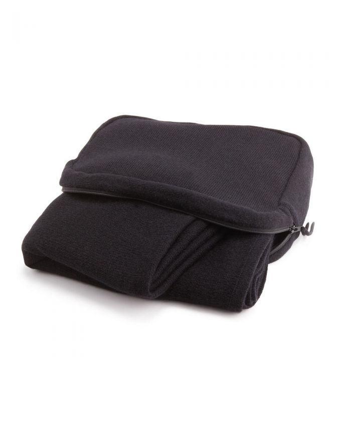  Travel Blanket Set, Black  