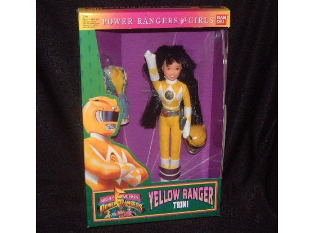 Mighty Morphin Power Rangers Yellow Ranger Doll Trini  