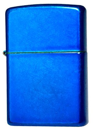 CERULEAN BLUE   GENUINE WINDPROOF ZIPPO LIGHTER #24534  