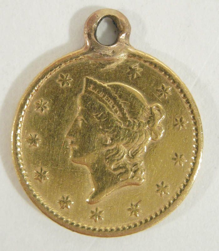 1852 $1 Liberty Gold Dollar American Coin  