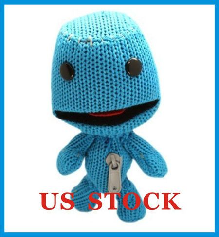 Little Big Planet 2 Sackboy Plush Blue Color toy~7 inch  