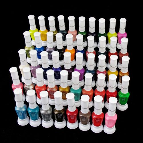 48 Color 2 Way Pen Brush Nail Art Varnish Polish Paint  