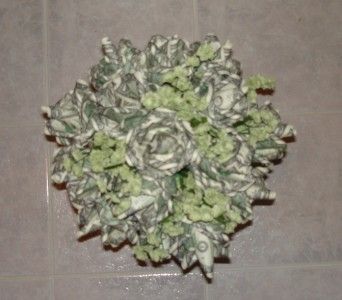 Origami Money Long Stem Rose Spendable US Cash Gift  