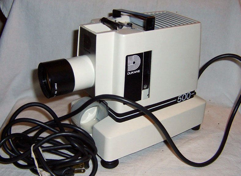 Vintage Dukane 500 35mm Filmstrip Slide Projector 28A55  