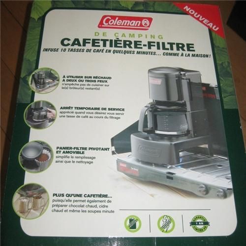 Coleman CAMPING DRIP COFFEE TEA MAKER 10 cup NO Batteries/Electric 