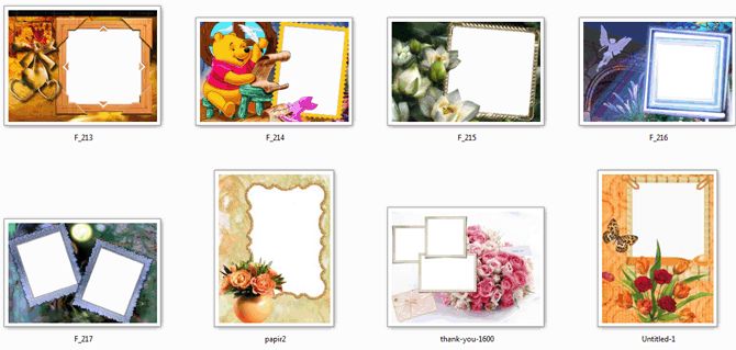 1000+ DIGITAL PHOTO FRAME TEMPLATES 4 PHOTOSHOP on DVD 845029050212 