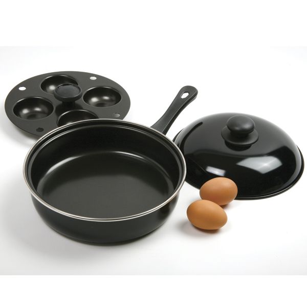 Norpro 662 Nonstick Egg Poacher & Fry Pan, Skillet Set 028901006624 