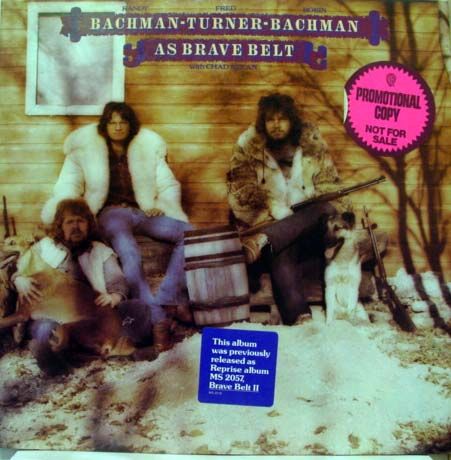 BACHMAN TURNER BACHMAN as brave belt LP Mint   