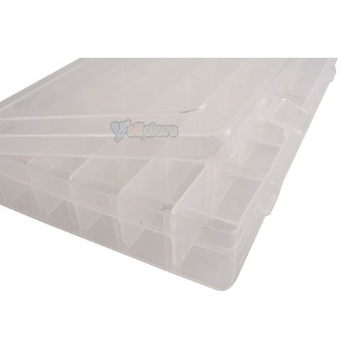 36 Slot Jewelry Craft Organizer Storage Plastic box New  