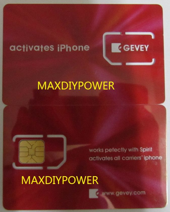 Universal Activation Sim Card for iPhone 2G/3G/3GS/4 4G   Activate 