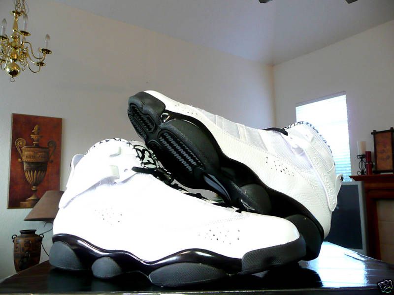 NIKE AIR JORDAN MOTORSPORTS 6 RINGS OREO SILVER XI 13  