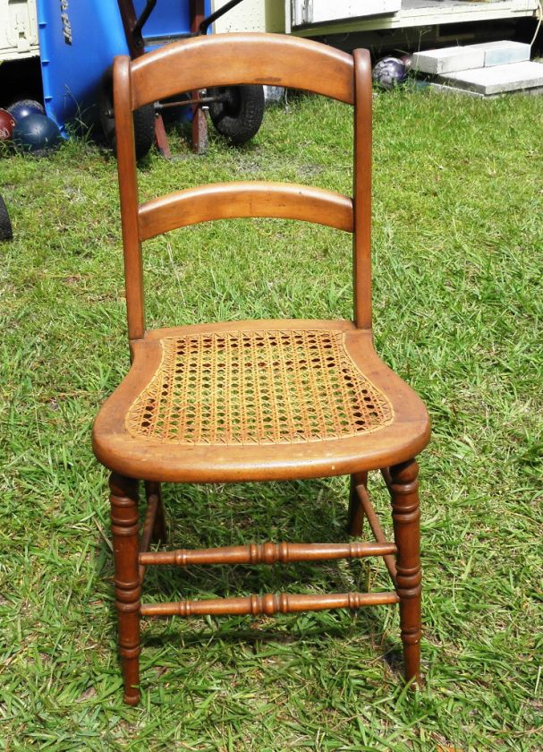 BEAUTIFUL ANTIQUE CANE CHAIR hch  